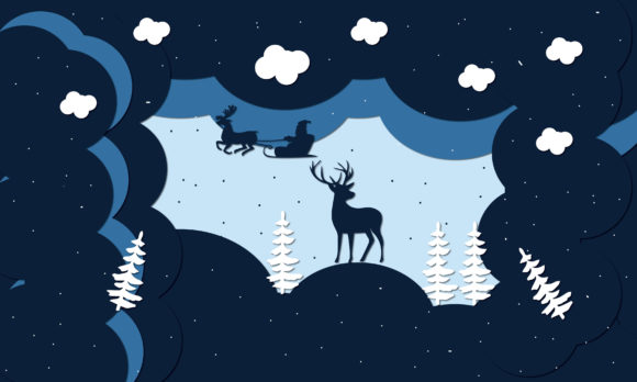 3D Christmas Cut File: Elevate Your Holiday Designs