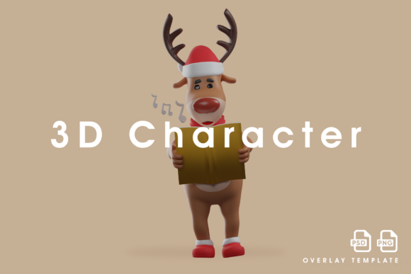 Bringing Holiday Magic to Life: The Art and Utility of 3D Christmas Deer Singing Characters