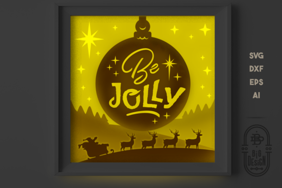 Christmas SVG 3D Scene Be Jolly: A Detailed Evaluation for Digital Crafters