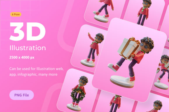 Elevating Digital Narratives: The Strategic Impact of a 3d Illustration Character with Scarf