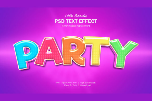Party Style PSD 3D Text Effect: A Practical Review for Designers