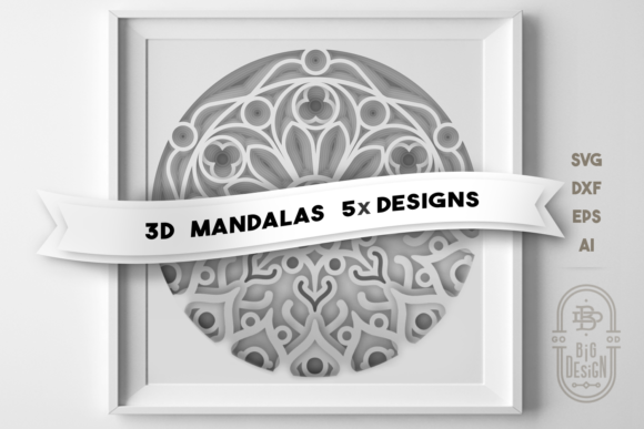 Unlocking Creativity: A Comprehensive Guide to the 5x 3D Layered Mandala Bundle