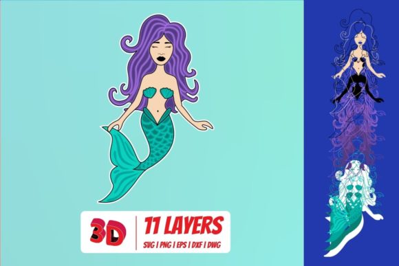 Unlocking the Potential of the 3D Mermaid 2 SVG Cut File for Digital Crafting